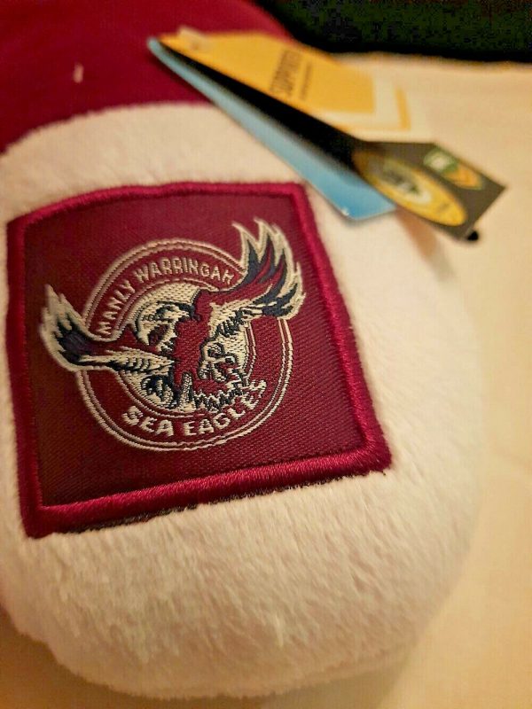 NRL Supporter Mascot Travel Cushion Neck Pillow Official Licensed Sea Eagles - Image 4