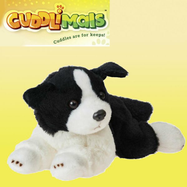 Plush Cuddle Puppy Dog Tilly Border Collie 25cm Child Christmas Gift Soft Toy