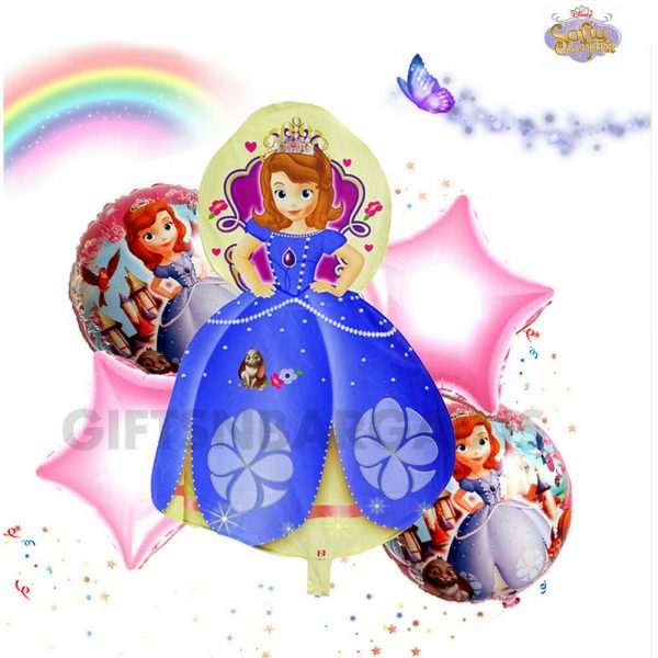 Sofia The First 5 Pc  Birthday Party Balloons Helium/Foil 116*68cm