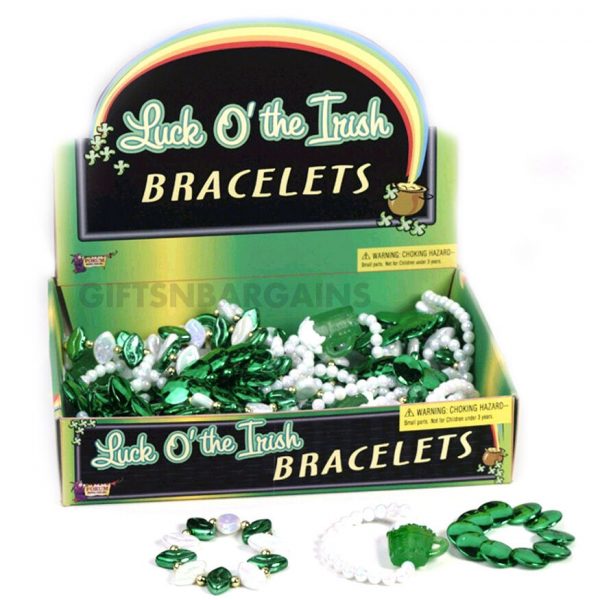 St Patrick’s day Luck o' the Irish Bracelet (1) Paddy Pat’s Costume Jewellery