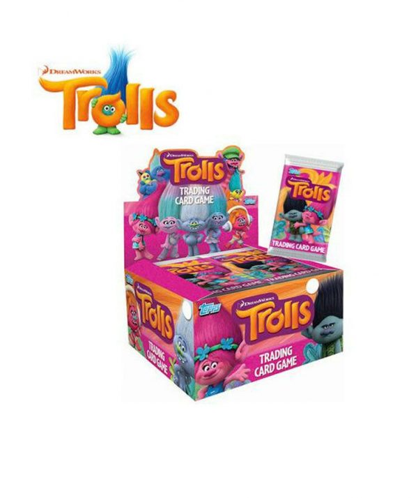 Topps Dreamworks Trolls Trading Card Game 5 Packs Birthday Party Favour 25 cards - Image 5