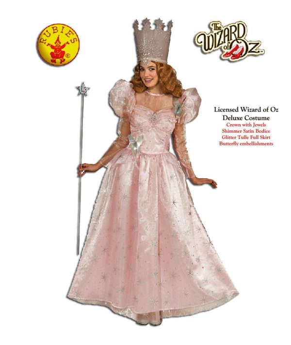 Wizard of Oz Deluxe Glinda the Good Witch Adult Book Week Fairy Dress Costume XL - Image 3