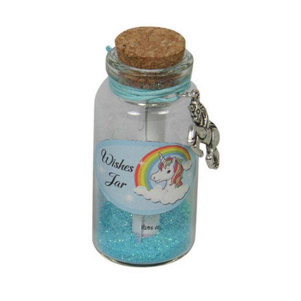 8 x Mystical Unicorn Glass Wishes Jar Sparkle Fairy Dust Magic Party Favours - Image 5