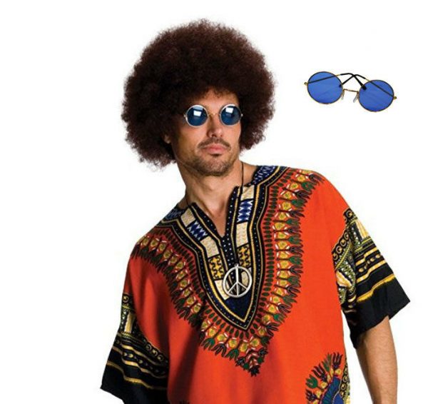 Beatle Costume tint round glasses lennon 60s hippie 7 colour Red Pink Blue Black - Image 11