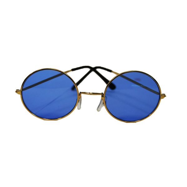 Beatle Costume tint round glasses lennon 60s hippie 7 colour Red Pink Blue Black - Image 3