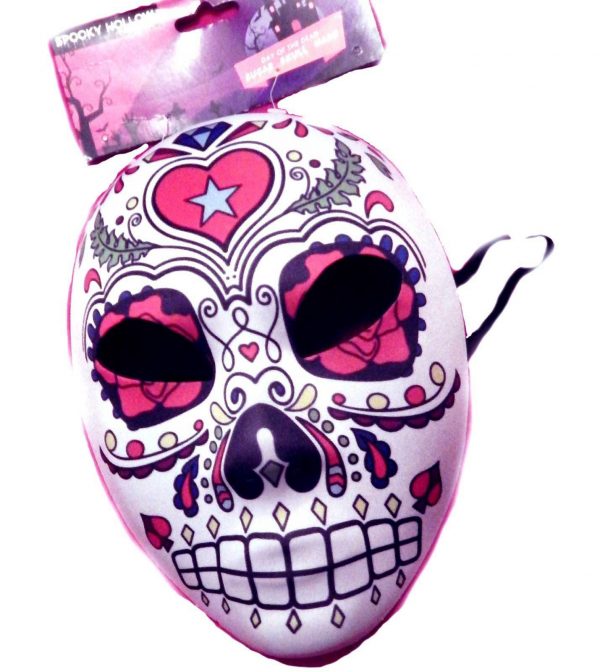 Day of the Dead Face Sugar Skull Costume Mask Senorita Halloween Mexican Latin - Image 4