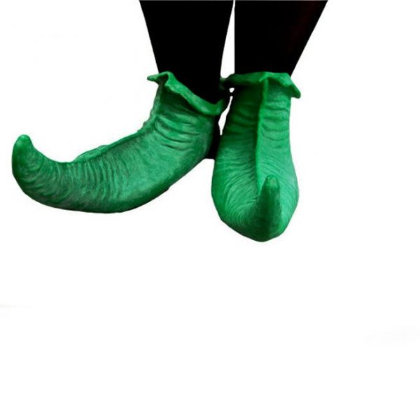 ELF Adult Pointy Shoes Green or Red Christmas Costume Elves Xmas / Fairy Party - Image 4