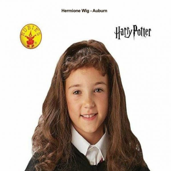 Hermione Granger Wig Harry Potter Girls Child Costume Accessory Kids Halloween