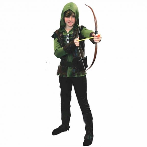 Hunter Boy Costume Huntsman Robin Hood Medieval Hunger Game Book Week Teen Tween - Image 3