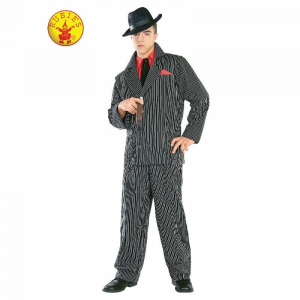 Mens 1920s Vintage Gangster Boss Costume Zoot Suit - XL