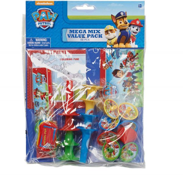 Paw Patrol Birthday Party Supplies Favour Pack (48 pcs) Mega Mix Toys 8 Guests - Image 6