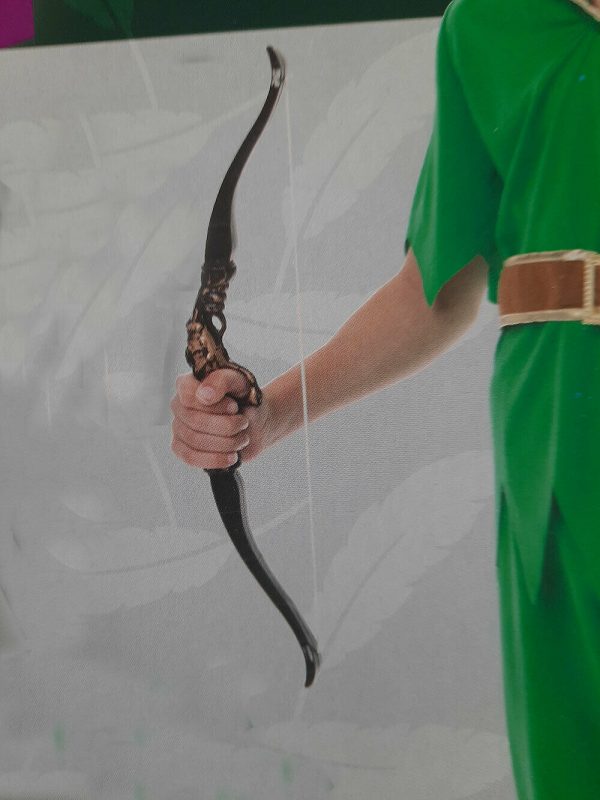 Peter Pan Robin Hood Costume Boys English Folk Elf Book Week Hunter Bow Arrows - Image 3