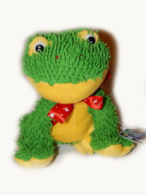 Red Ribbon Plush Frog Soft Toy 20 cm (6″) Animal Child Baby Gift Kids Boys - Image 5