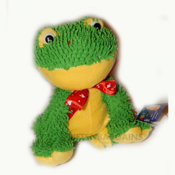 Red Ribbon Plush Frog Soft Toy 20 cm (6″) Animal Child Baby Gift Kids Boys