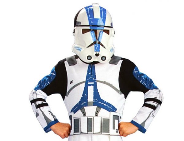 Star Wars Clone Trooper Stormtrooper Costume Halloween Boys Kids Child Small:4-6y - Image 3