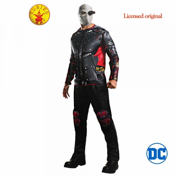 Suicide Squad Deadshot Adult Anti-hero Costume DC Top Pant Mask Assassin Villain - Image 3