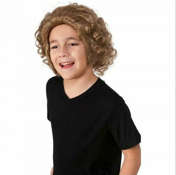 Willy Wonka Wig Costume Boys Book Week Accessory Charlie & The Chocolate Factory - Image 3