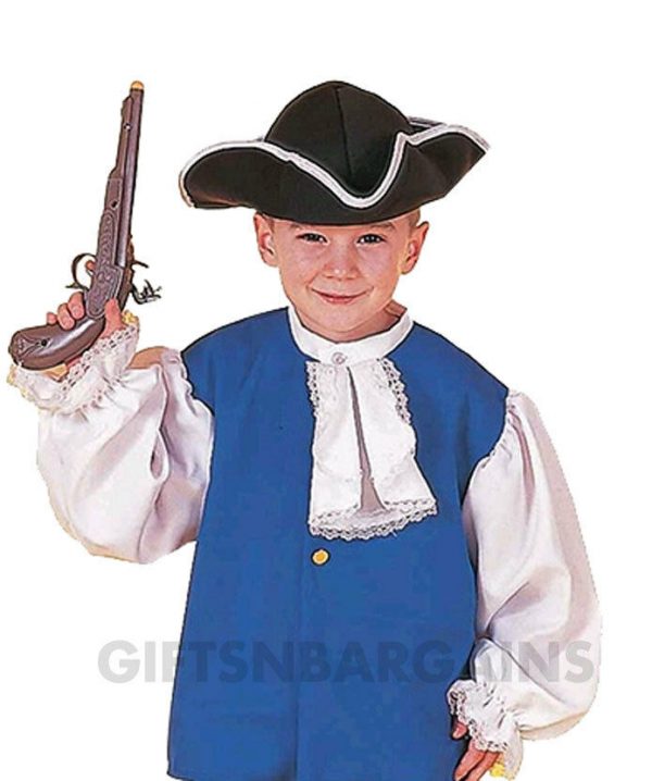 4th of July Colonial Boy Historic Child Costume American Independence Pioneers - Image 4