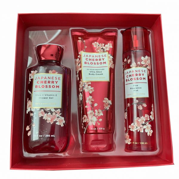 BATH BODY WORKS JAPANESE CHERRY BLOSSOM Scent ShowerGel Lotion 3P Valentine Gift - Image 4