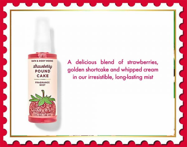 BATH BODY WORKS STRAWBERRY CAKE FRAGRANCE MIST BODY SPRAY SCENT 88ML WOMENS GIFT