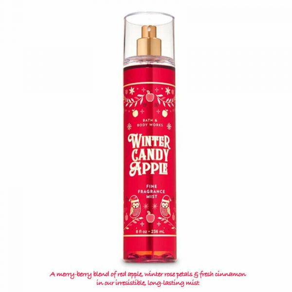 BATH & BODY WORKS WINTER CANDY APPLE SCENT FRAGRANCE MIST BODY SPRAY XMAS GIFT - Image 3