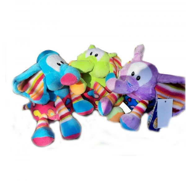 Elephant Plush Animal Jungle Soft Toy Baby Shower Newborn Gift 3 Colours Infant