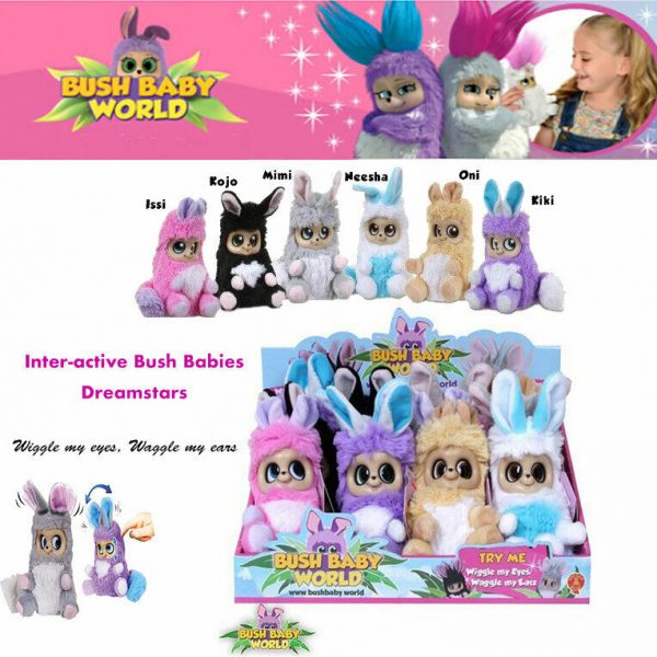 Fur Bush Babies World DreamStars Plush Toys Child Kojo Mimi Neesha Oni Isi Kikki