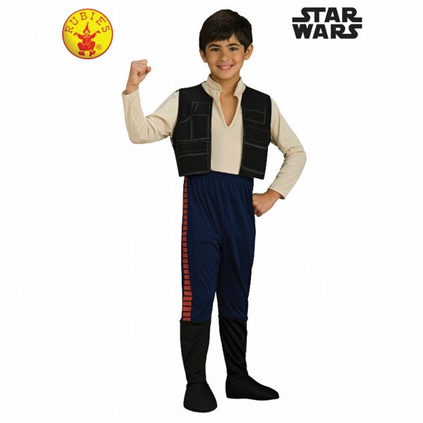 HAN SOLO STAR WARS COSTUME CHILD BOYS FANCY DRESS LICENSED S: LARGE BOOK WEEK