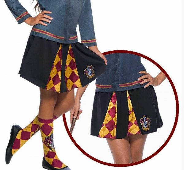 Hermione Gryffindor Costume Girl Top &Skirt Harry Potter Book Week Child Kid M L - Image 4