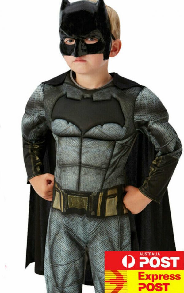 Kids Batman Costume Super Hero Superhero DC Comics Halloween Boy Dawn of Justice - Image 3