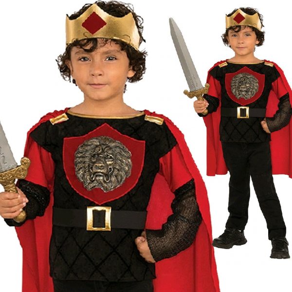 LITTLE KNIGHT KING ARTHUR CHILD BOY MEDIEVAL FANCY DRESS BOOK WEEK KIDS COSTUME