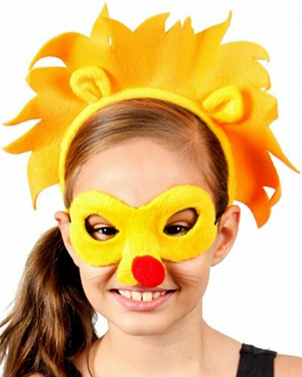 Lion King Costume Wild Animal Party Mask Wizard of Oz Boys Book Week Dress Up