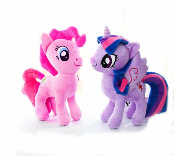 MY LITTLE PONY RAINBOW DASH APPLEJACK PINKIEPIE TWILIGHT SOFT PLUSH STUFFED TOY - Image 3