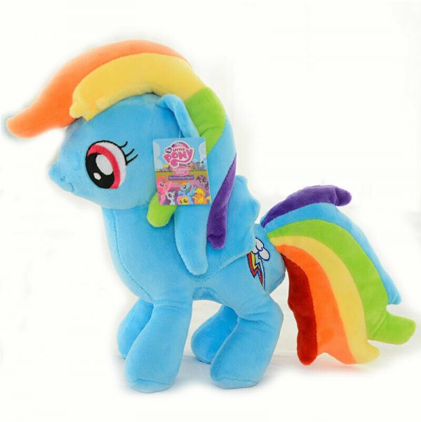 MY LITTLE PONY RAINBOW DASH APPLEJACK PINKIEPIE TWILIGHT SOFT PLUSH STUFFED TOY - Image 9