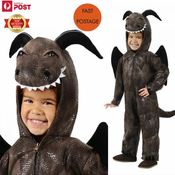 Medieval Fortress Dragon Costume Child Halloween TODDLER Fit 2-4 Boy Kid EXPRESS