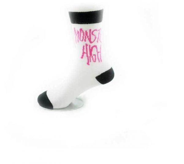 Monster High Child Kids Girls Cotton Socks Gift 4-8 y Pink Black White Assorted - Image 8