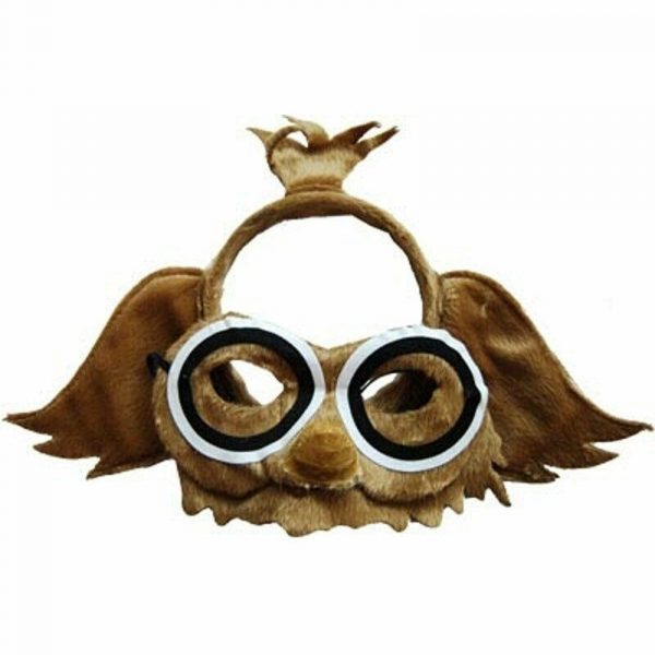 OWL Headband & Mask Bird Costume Book Week Harry Potter Child Girl Fancy Dress