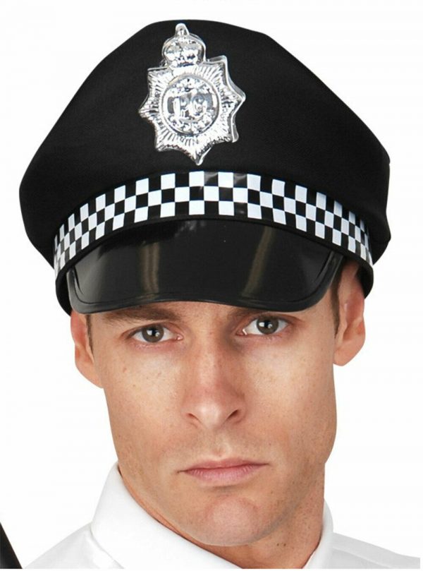 Police Costume Kit Hat, Glasses, Epaulets & Badge Costume Men Adult Officer Cop - Image 4