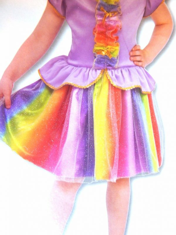 Rainbow Unicorn Child Costume Plush Rubies Mythical Animal Horn Book Week S: S/M - Image 5