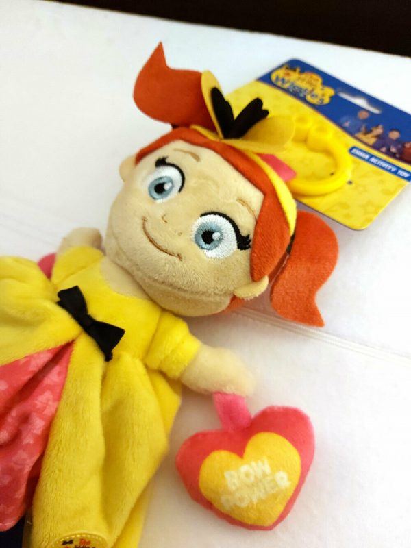 The Little Wiggles Emma Soft Activity Toy Plush Crinkly Touch Feel Learn Dangler - Image 3