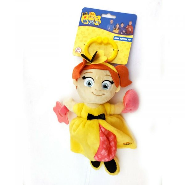 The Little Wiggles Emma Soft Activity Toy Plush Crinkly Touch Feel Learn Dangler - Image 4