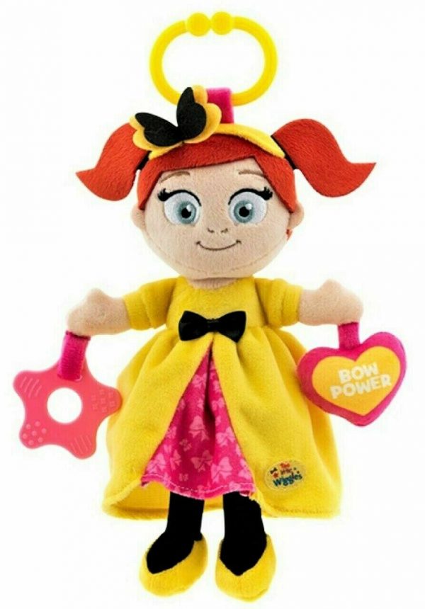 The Little Wiggles Emma Soft Activity Toy Plush Crinkly Touch Feel Learn Dangler