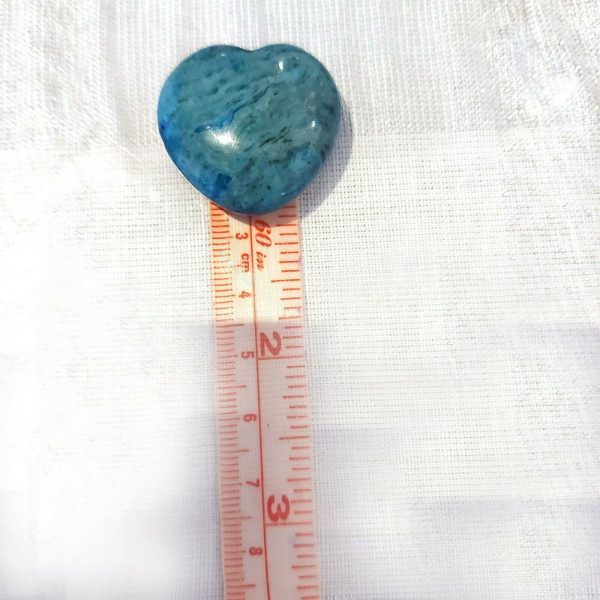 28-30mm Natural Gemstone Tumbled Crystal Puffy Heart Stones Chakra Healing 1 Pc - Image 13