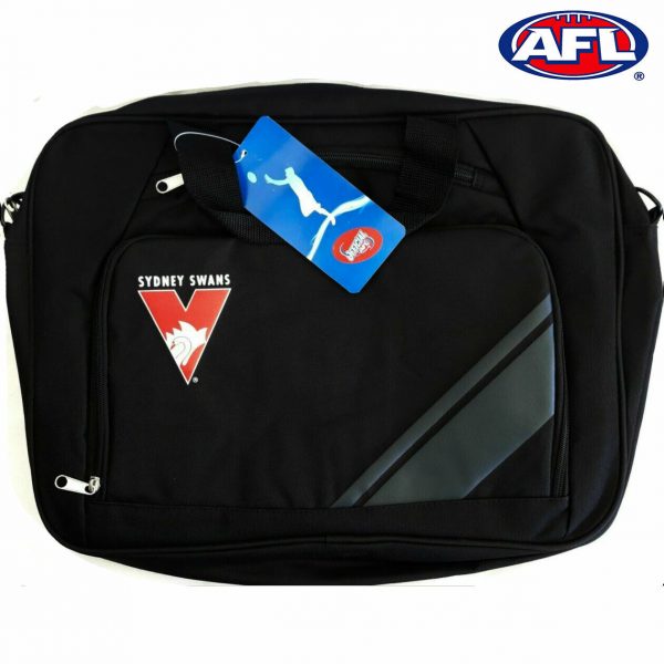 AFL Sydney Swans Laptop Satchel Bag Footy Sports Men Business Briefcase Travel