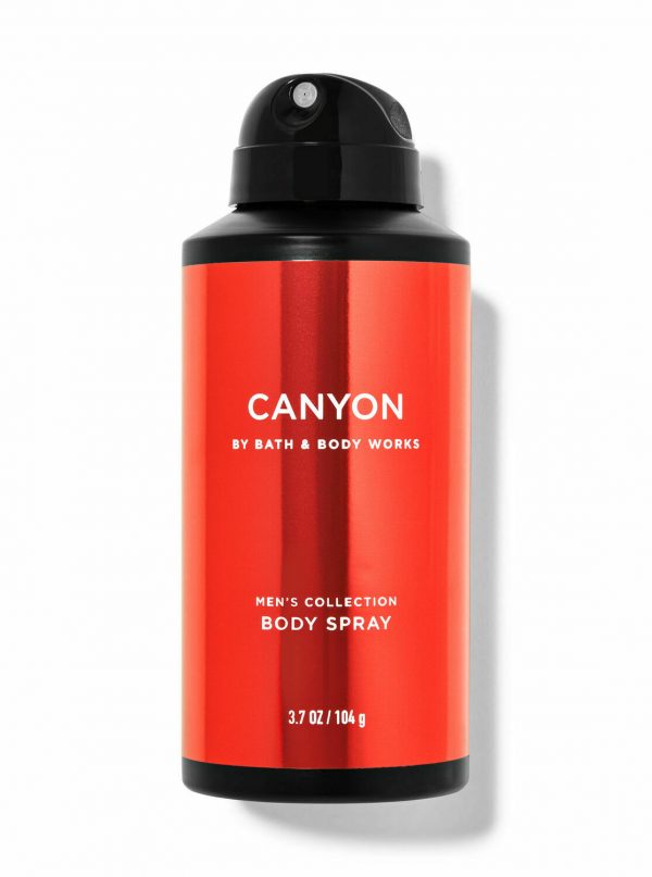 BATH & BODY WORKS CANYON DEODORISING BODY SPRAY Mens Valentine Fragrance Gift - Image 3