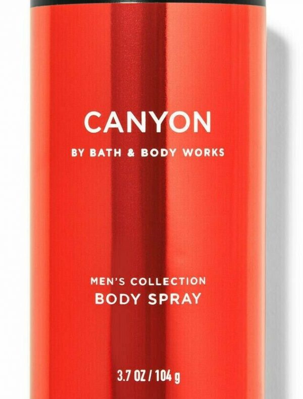 BATH & BODY WORKS CANYON DEODORISING BODY SPRAY Mens Valentine Fragrance Gift - Image 4