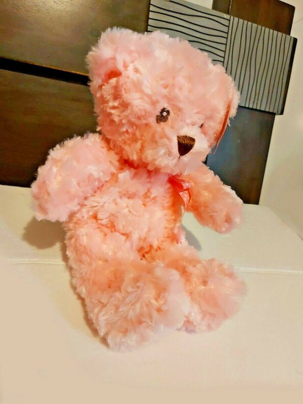 Cassidy Pink Blue Bear Baby First Christmas Plush Cuddle Toy Animal Toddler Gift - Image 5