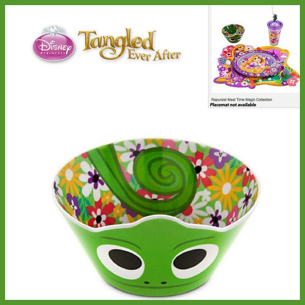 Disney Rapunzel Cereal Bowl Pascal BPA free Melamine Tangled Licensed FeedingNew