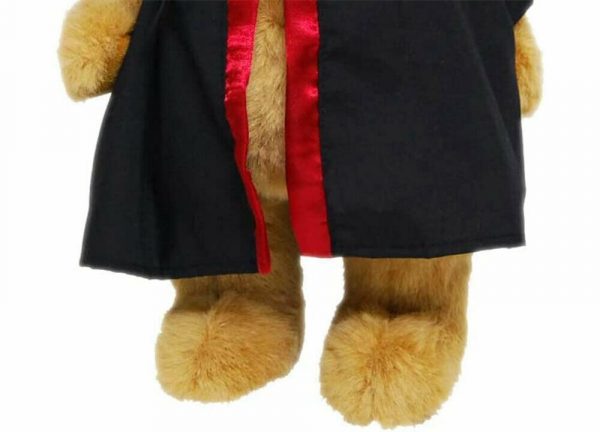 Graduation Bear Plush Toy Gift with Doctorate Phd Gown & Hat, Handmade 35cm - Image 4