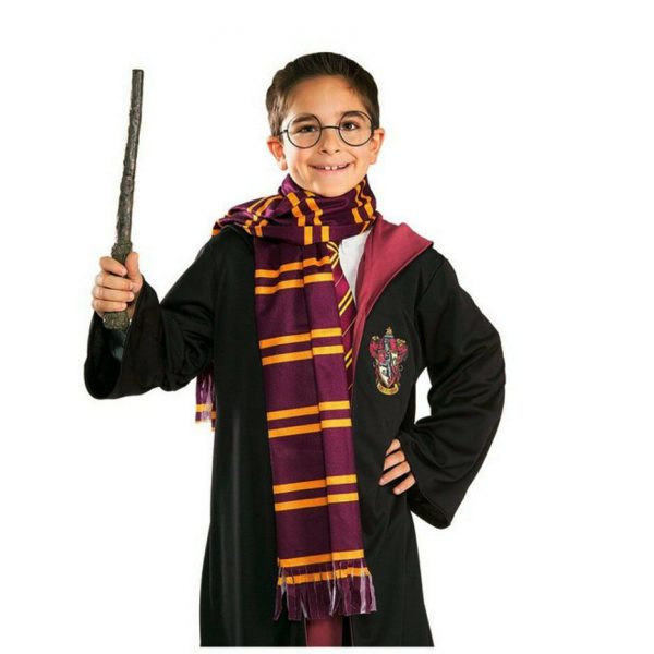 HARRY POTTER SCARF HOGWARTS GRYFINDOR HERMIONE LICENSED WIZARD COSTUME ACCESSORY - Image 4